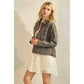 Leopard Printed Denim Jacket