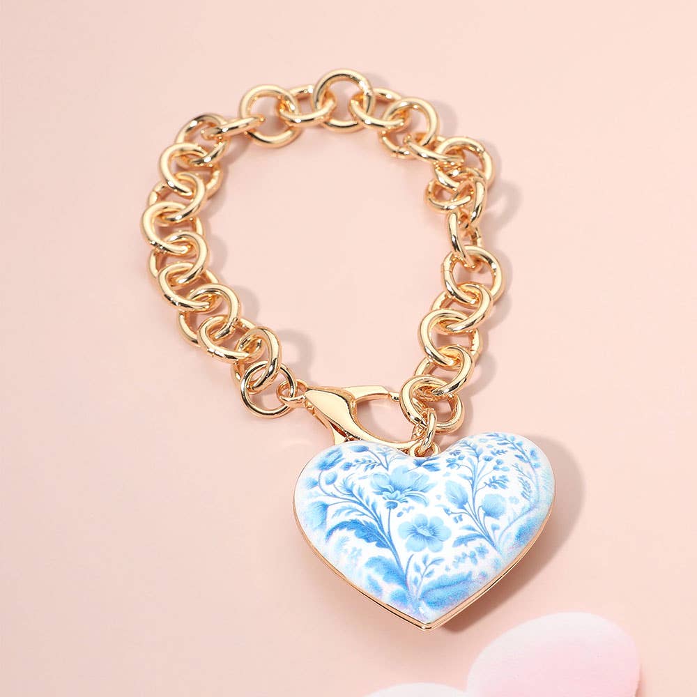 Chunky Floral Bag Charm