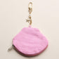 Sea Shell Charm Keychain Mini Pouch