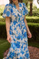 Samian Floral Kissa Button Down Maxi Dress