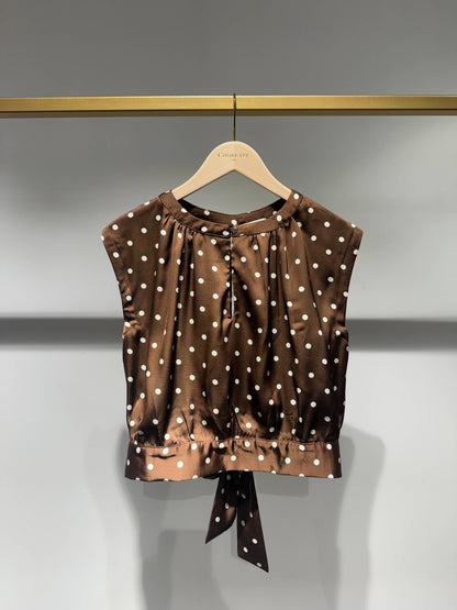 Parisian Polka dot top