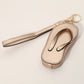 Faux Leather Flip-flop Mini Wristlet Keychain / Bag Charm