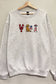 Patriotic Retriever Nautical Embroidered Grey Sweatshirt: Pre Order