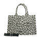 Leopard Midi East West Crossbody Bag