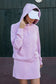 Butter Soft: Quarter zip with Hood: Color Blossom