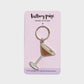 Espresso Martini Enamel Keychain Bag Charm
