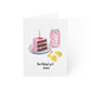 BIRTHDAY GIRL DINNER - Note Card 