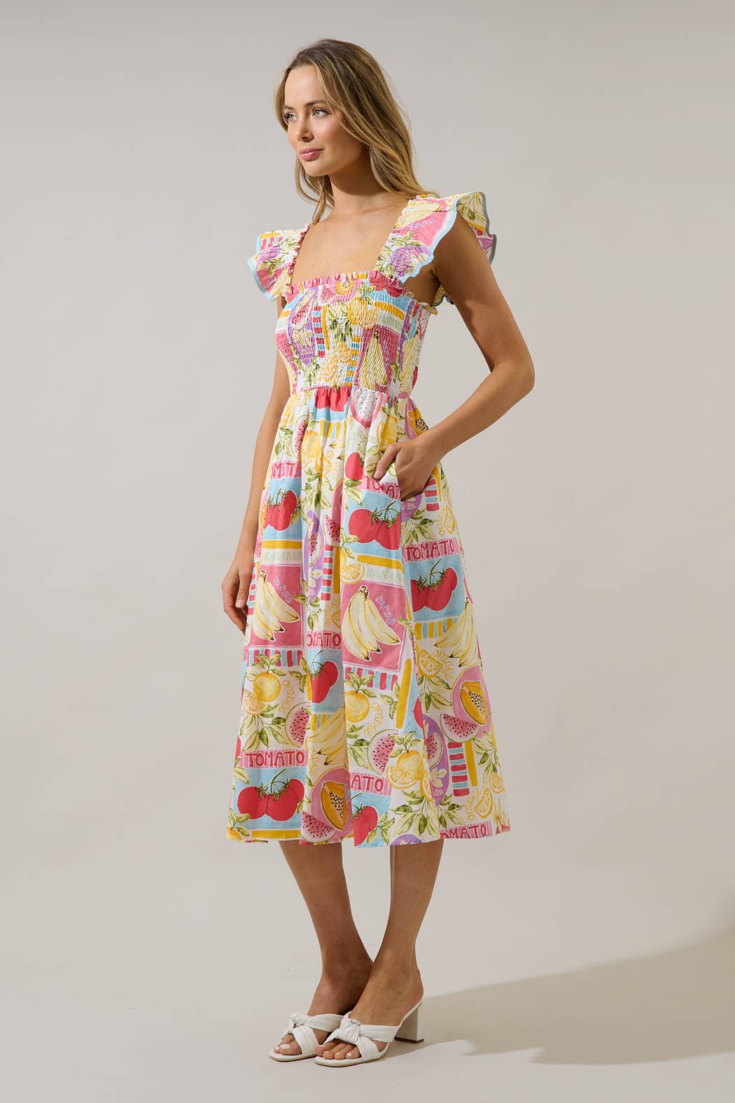 Urbina  Whimsical  Midi Dress