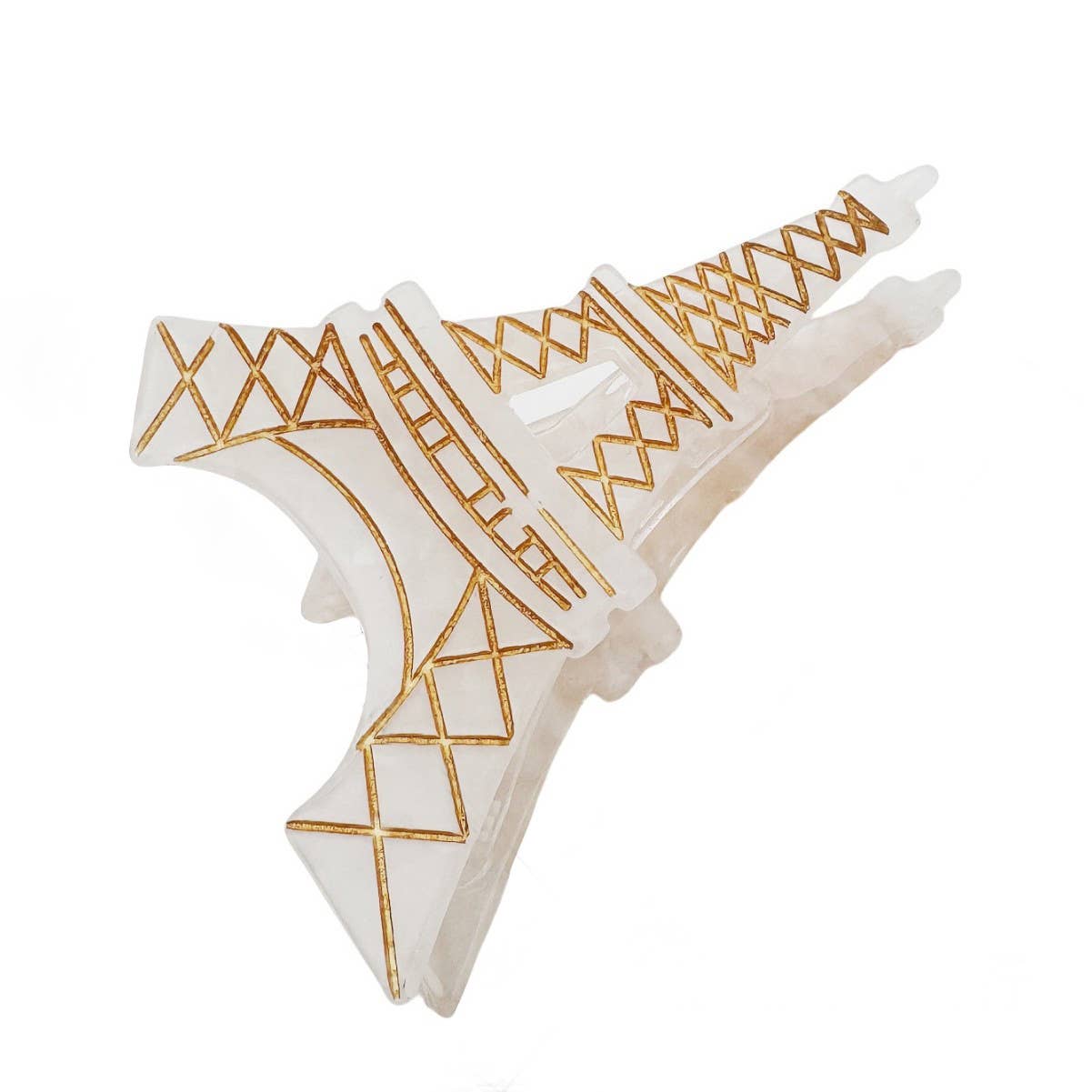 Eiffel Tower Hair Claw, Paris-Inspired Hair Accessory