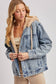 The Luxe Faux Fur Denim Jacket