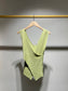 Ribbed knit wrap Sleeveless Tank