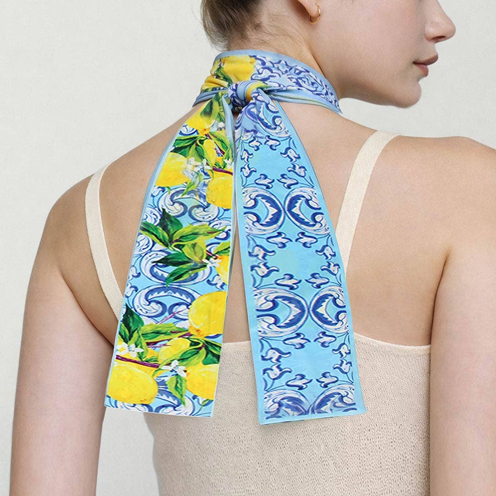 Lemon Pattern Scarf