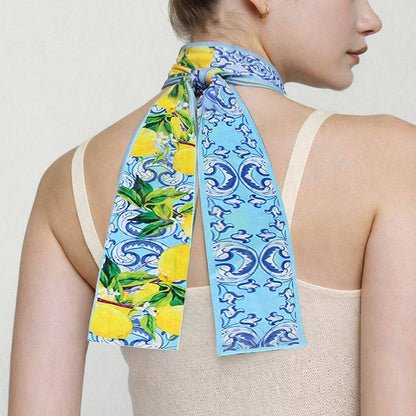 Lemon Pattern Scarf