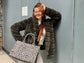 Leopard Midi East West Crossbody Bag