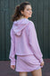 Butter Soft: Quarter zip with Hood: Color Blossom