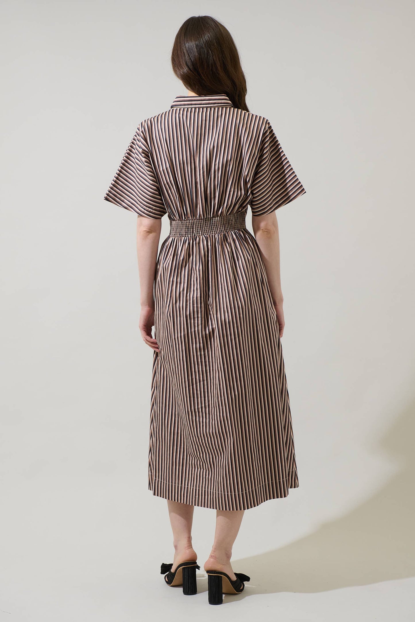 Wilderra Pleated Midi Dress