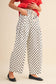 Polka Dot Pleated Barrel Pants - 3 Colors Available
