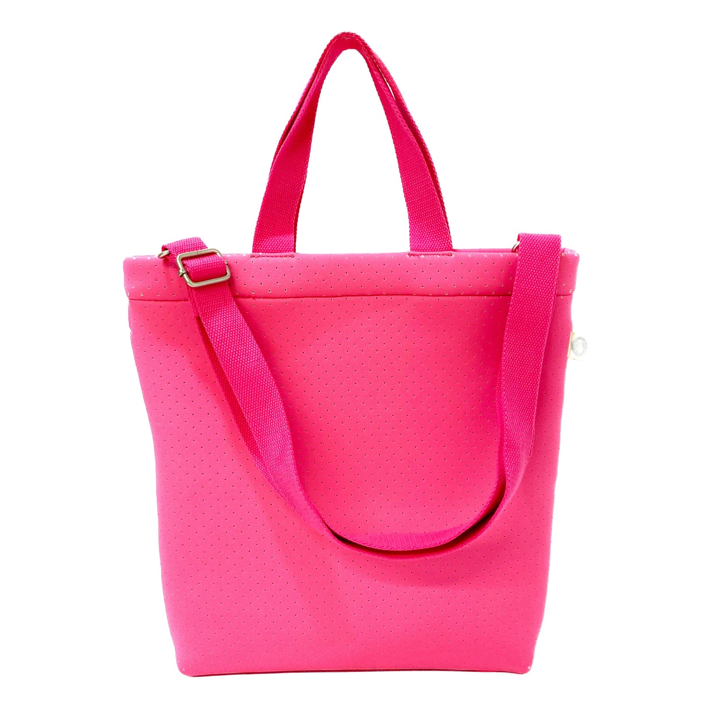 Neoprene Town Crossbody Bag - Neon Pink