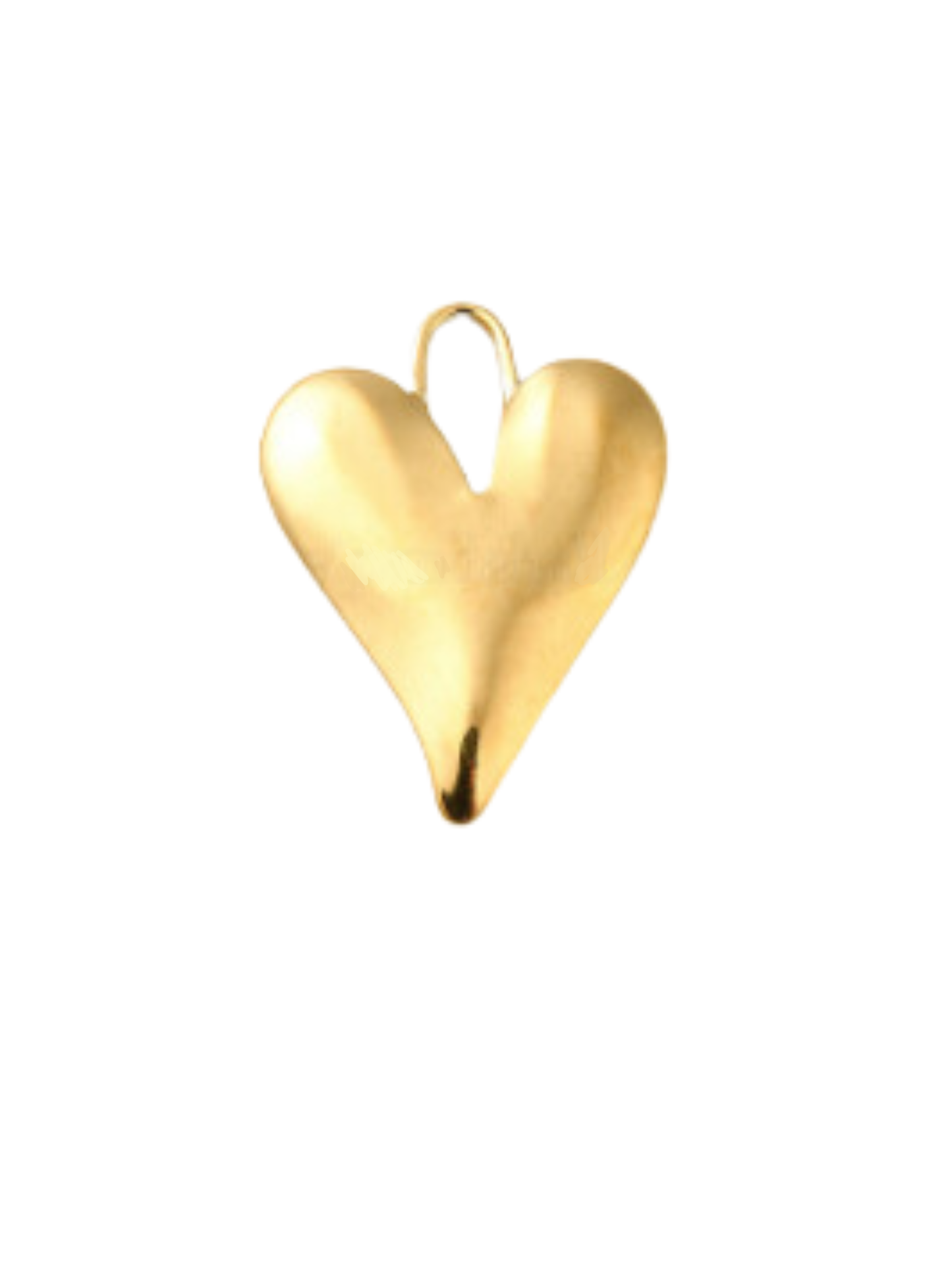 Gold Statement Heart Charm