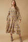 Size Inclusive: Floral Print Smocked Bodice Tiered Dress