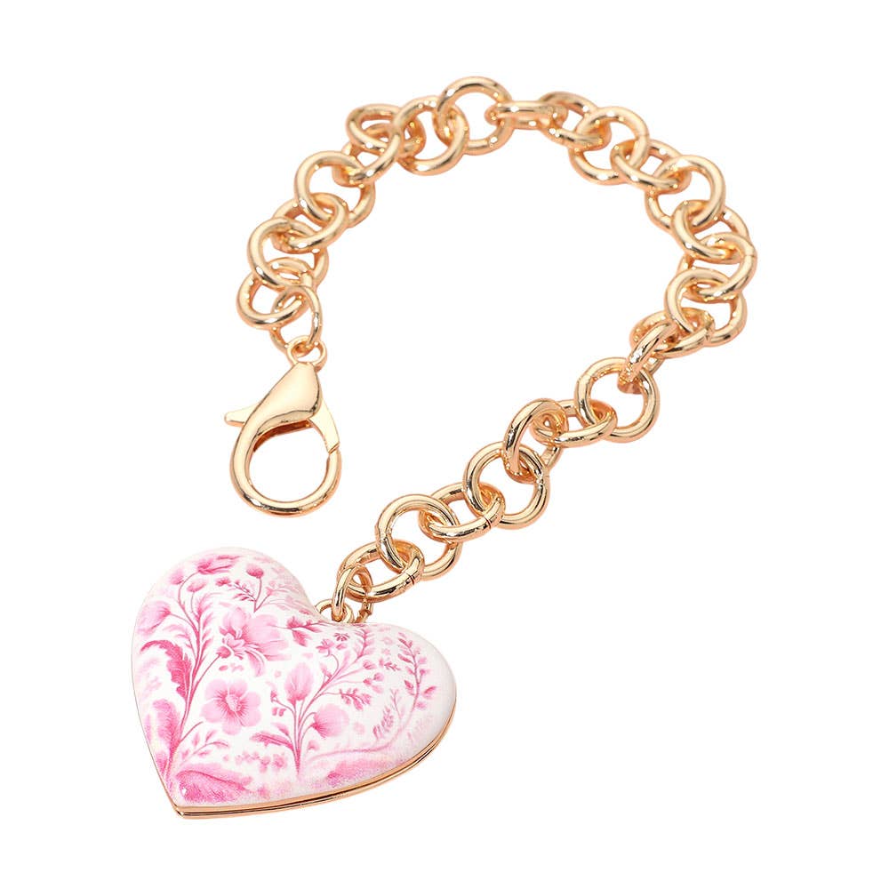 Chunky Floral Bag Charm