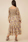 Size Inclusive: Floral Print Smocked Bodice Tiered Dress