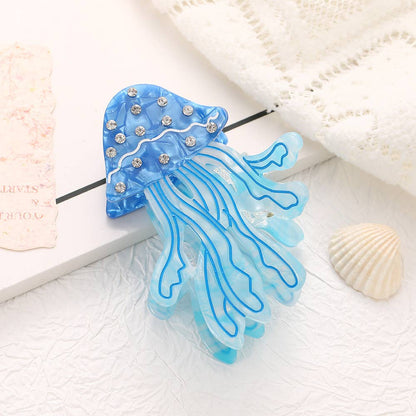 Cute Ocean Creature Hair Clip, Seahorse & Crab Hair Claw