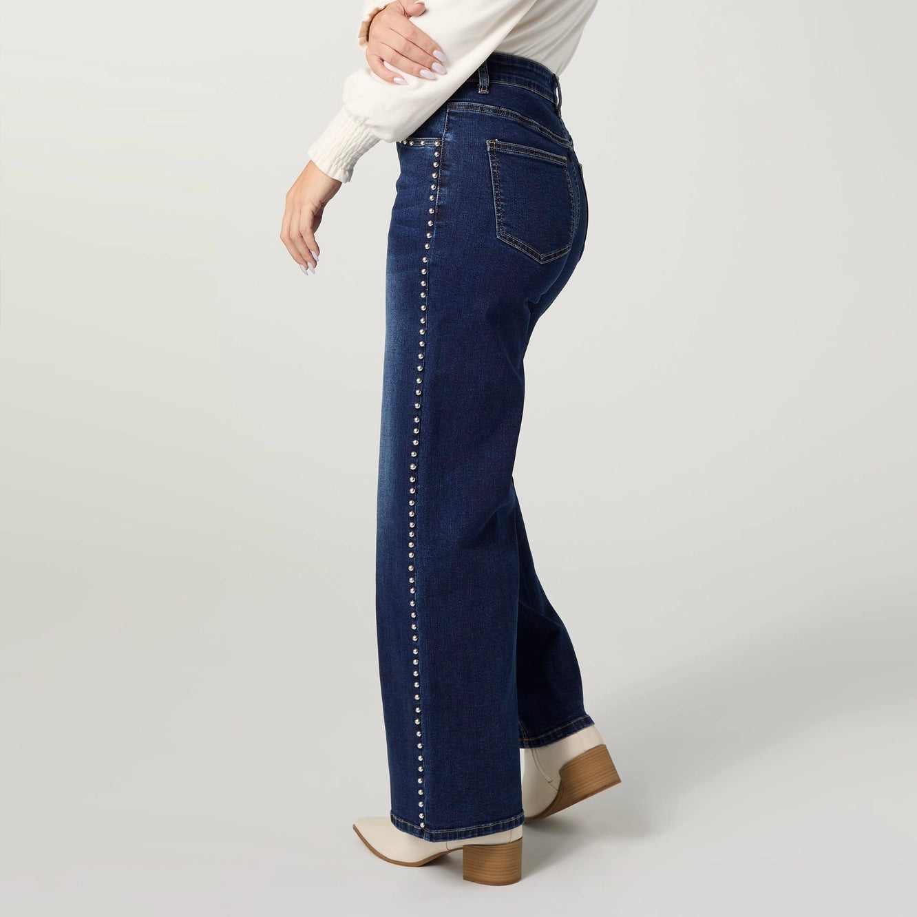 The Studded Icon Wide Leg