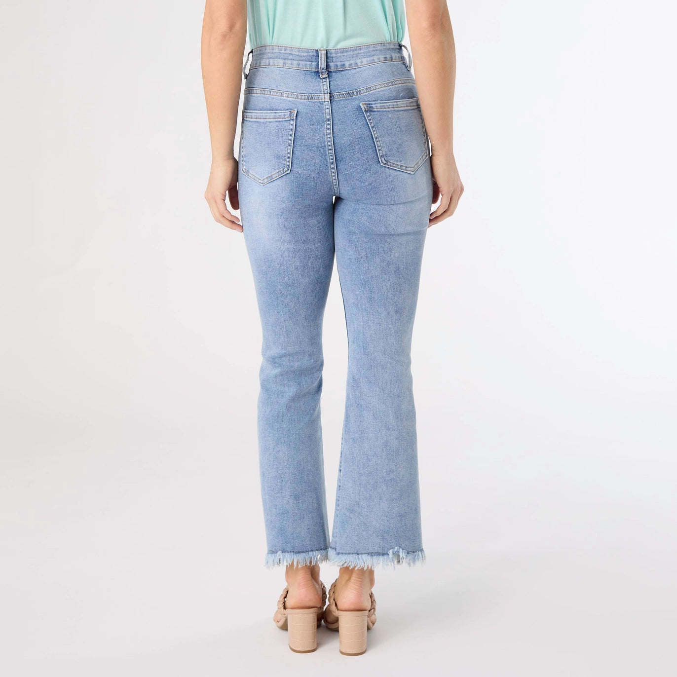 Sylvie Flare Ankle with Fringe Bottom