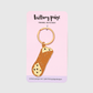 Cannoli Enamel Keychain Bag Charm