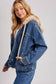 The Luxe Faux Fur Denim Jacket