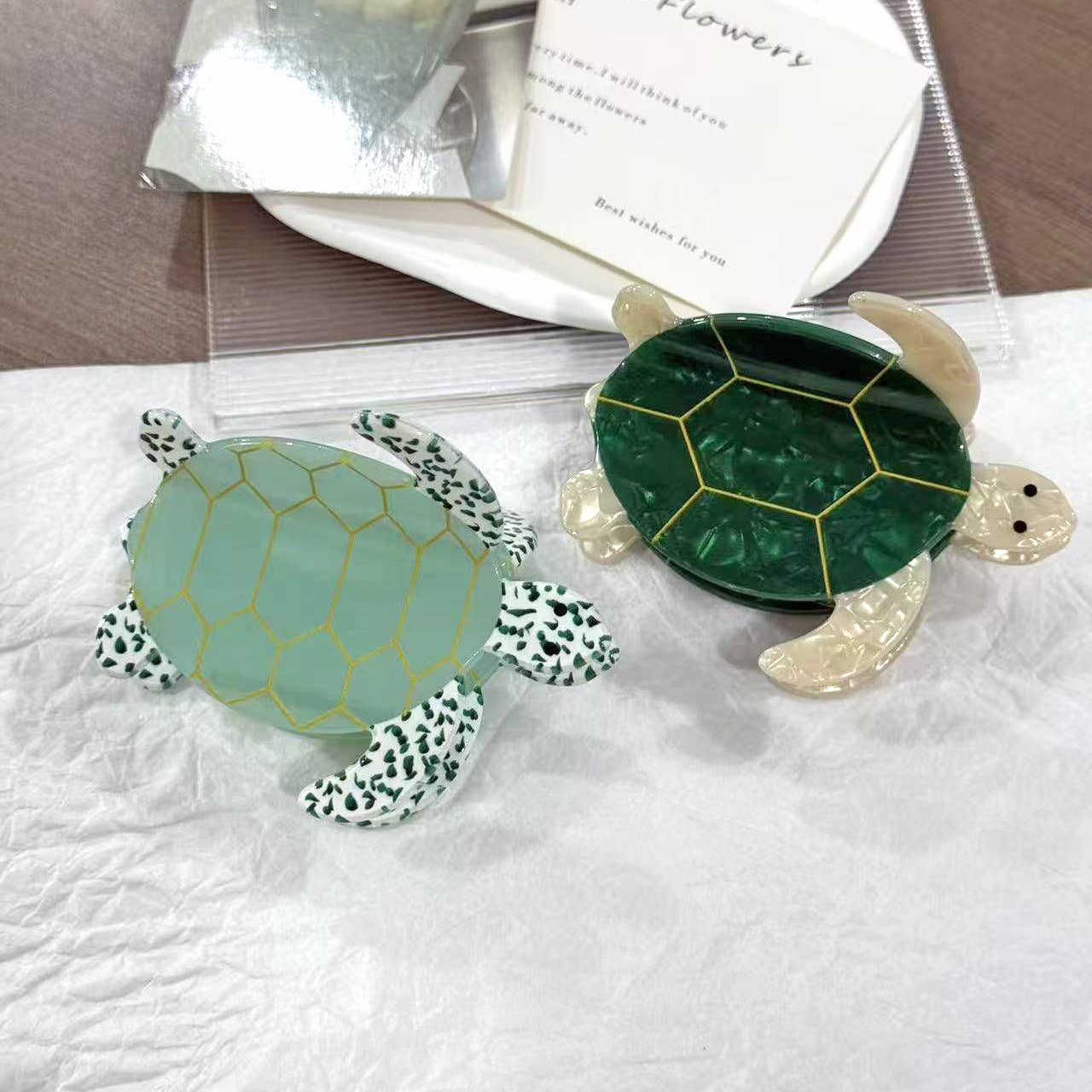 Turtle Hair Claw Clip