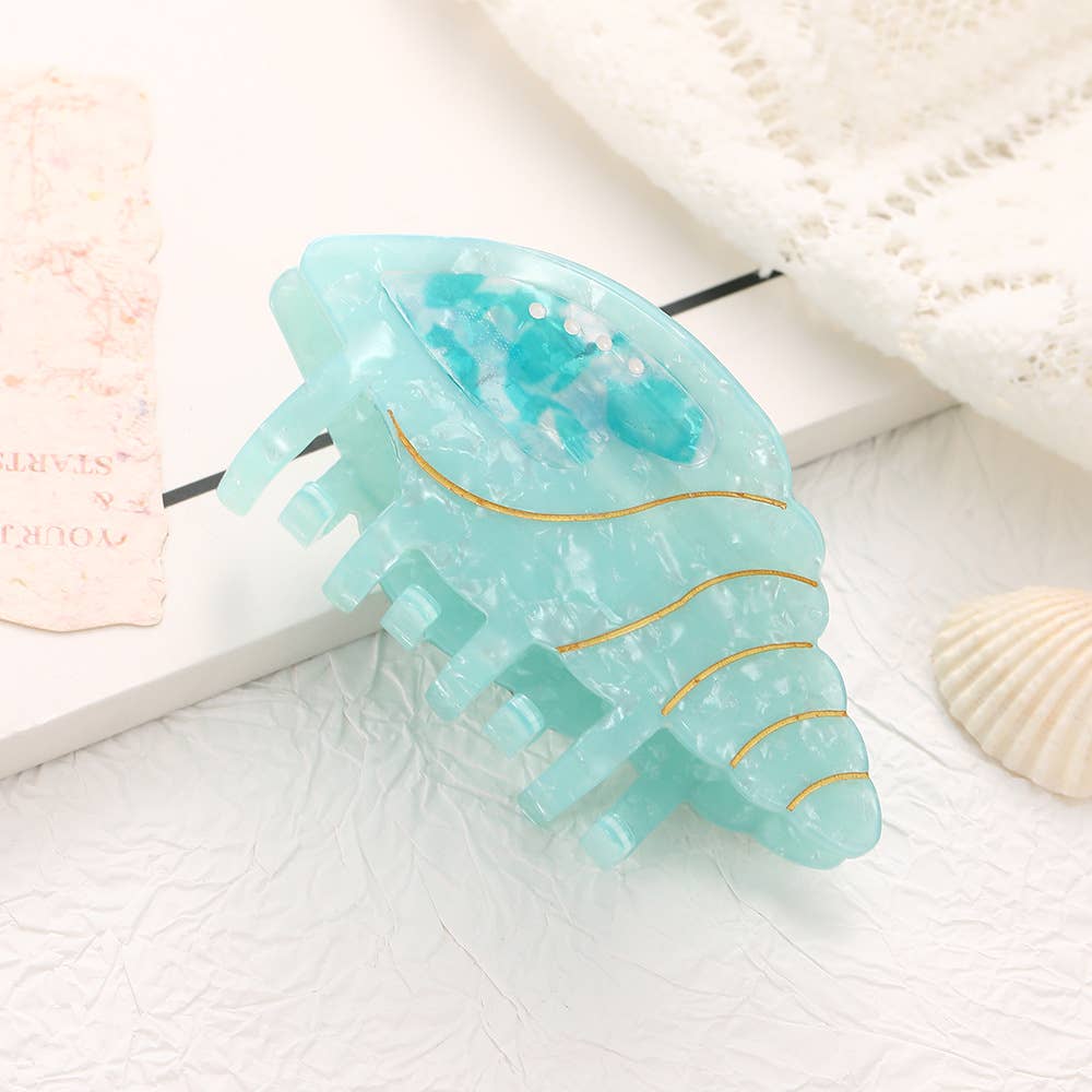 Cute Ocean Creature Hair Clip, Seahorse & Crab Hair Claw