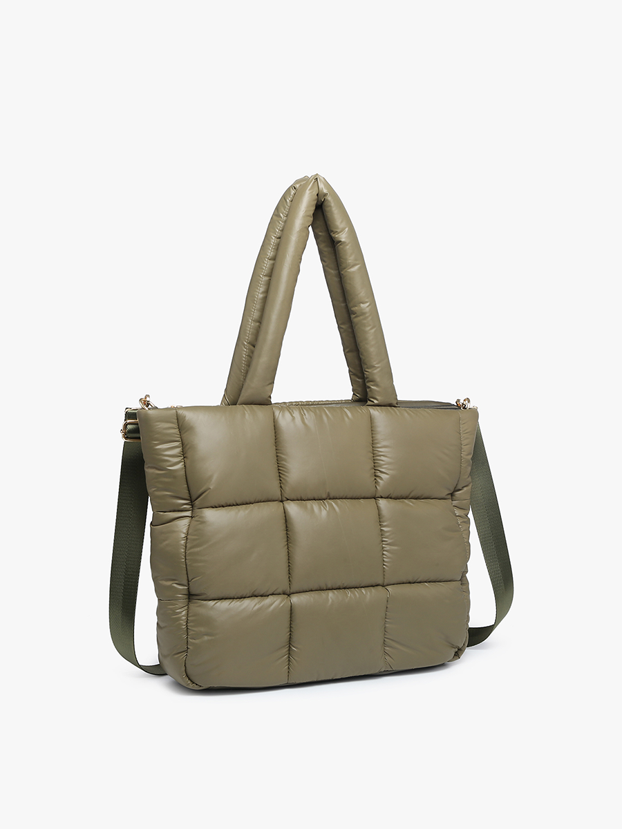 Kiersten Puffer Hobo w/ Strap