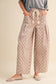 Polka Dot Pleated Barrel Pants - 3 Colors Available