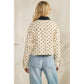 Short Polka Dot Contrast Jacket: Pre Order
