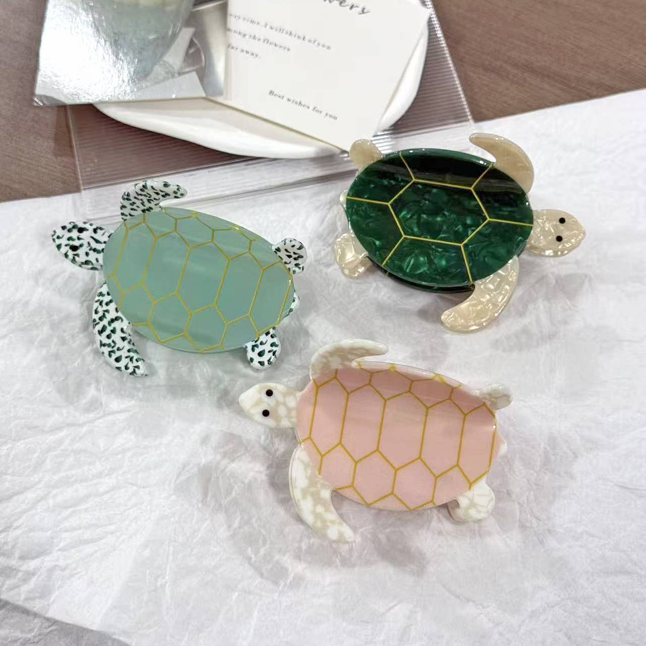 Turtle Hair Claw Clip