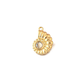 Gold Conch Shell Charm