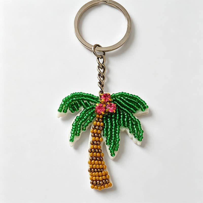 Beaded Palm Bag Charm