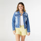 Everstretch Denim Jacket Fringe