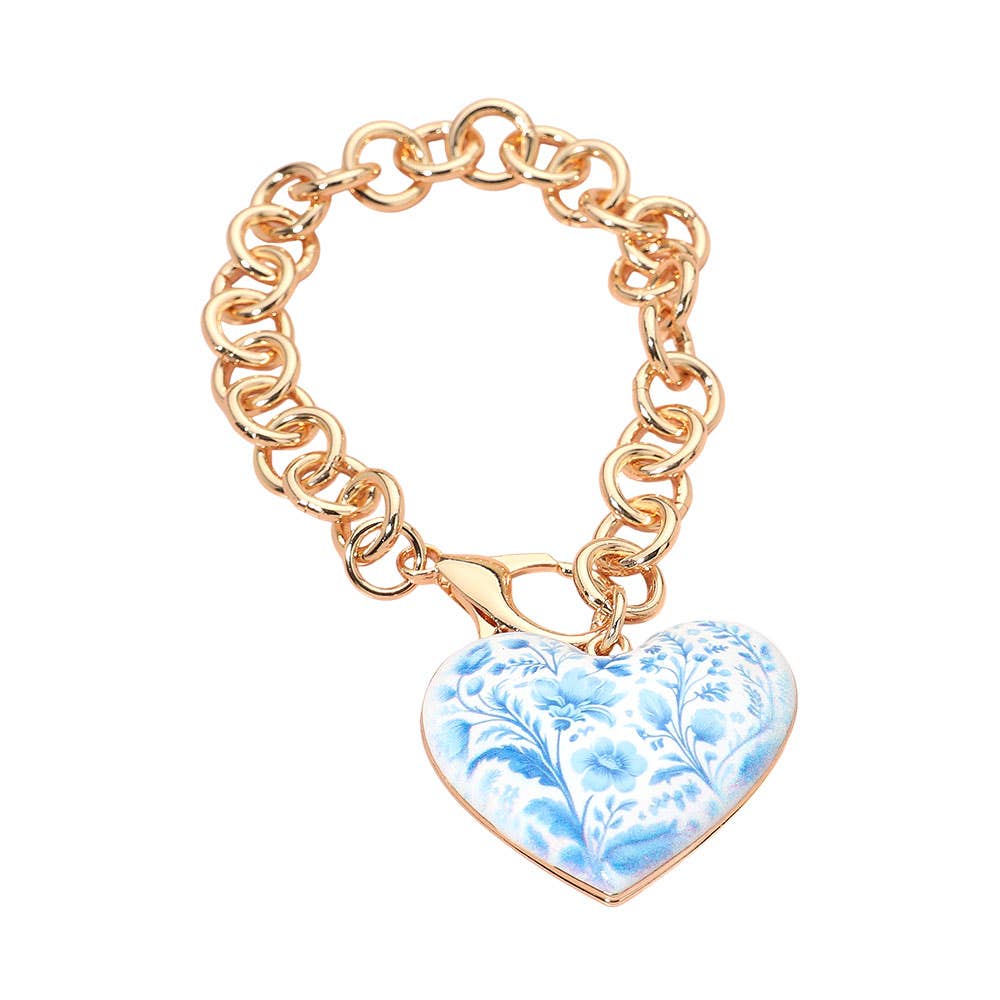Chunky Floral Bag Charm