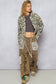 The Jodi Camo Cinched-Waist Utility Jacket