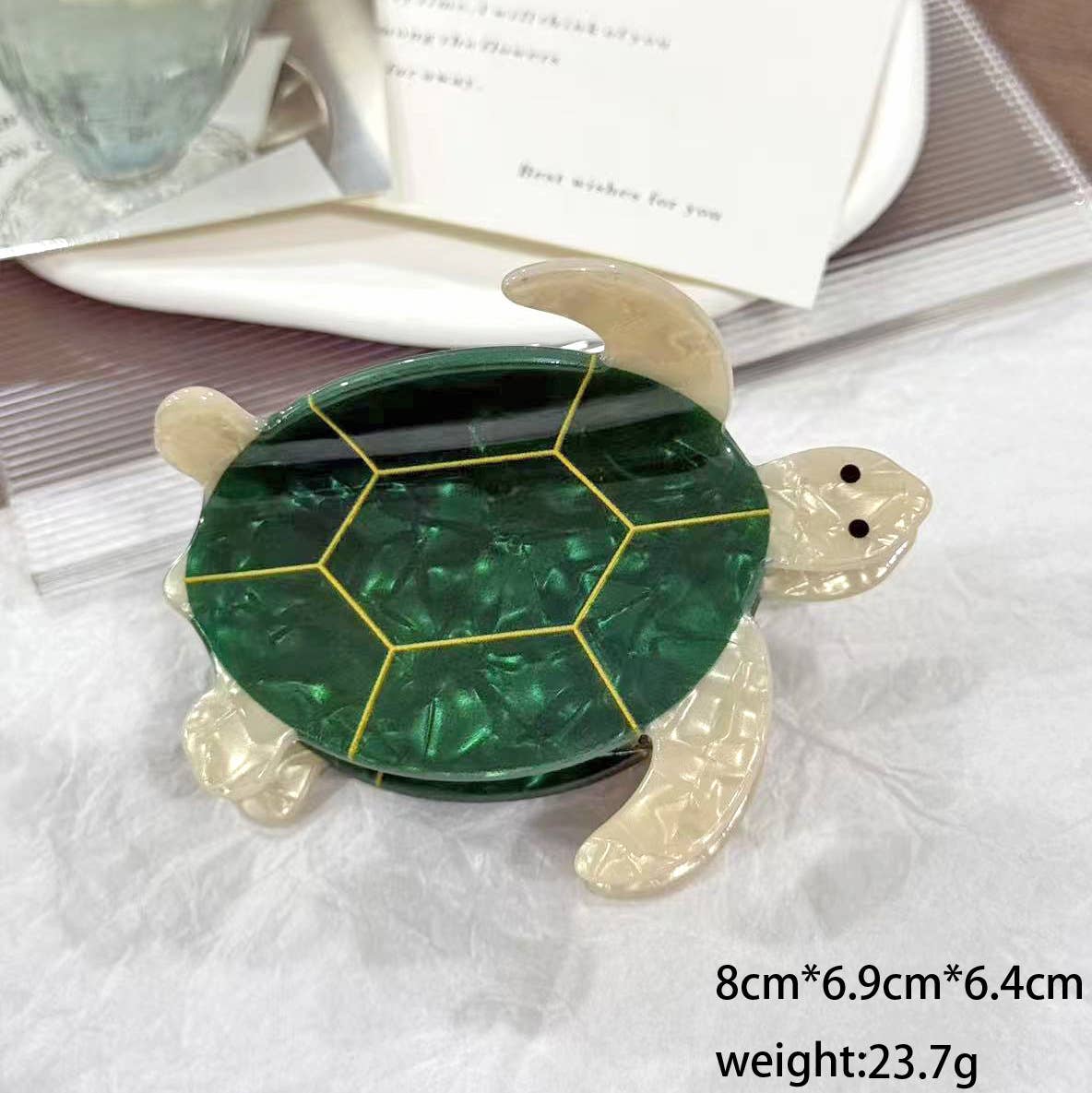 Turtle Hair Claw Clip