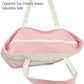 Ocean Sailboat Womens Embroidered Striped Tote Bag