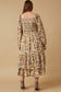 Size Inclusive: Floral Print Smocked Bodice Tiered Dress