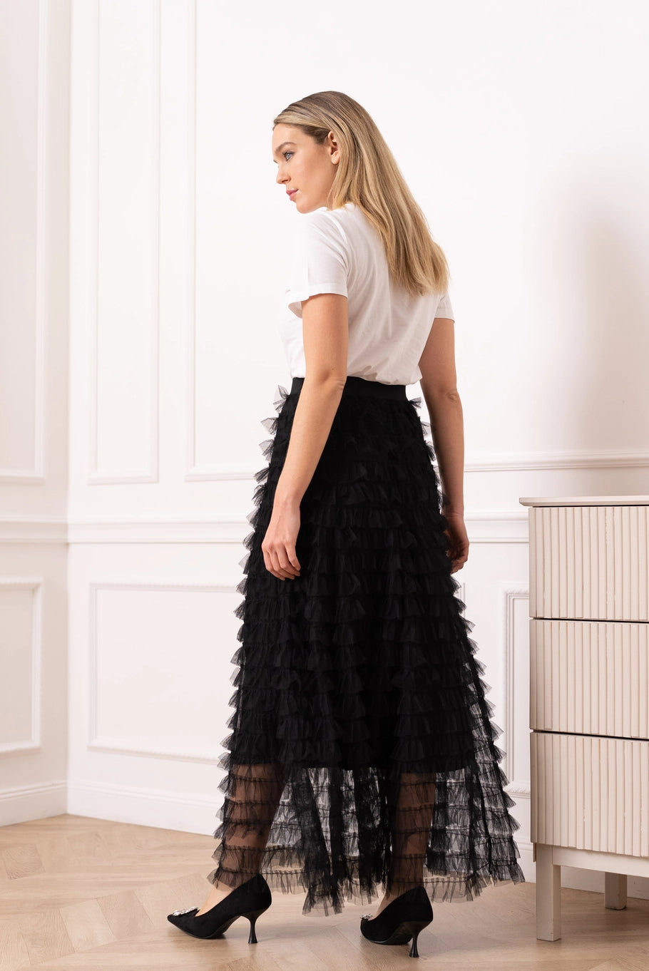 Parisian Ruffle Tulle Skirt