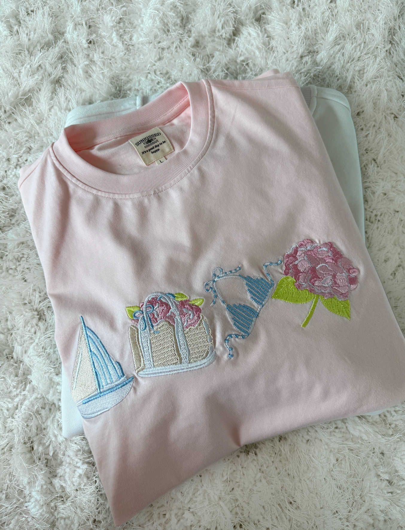 Old Harbor Garden Embroider Tee