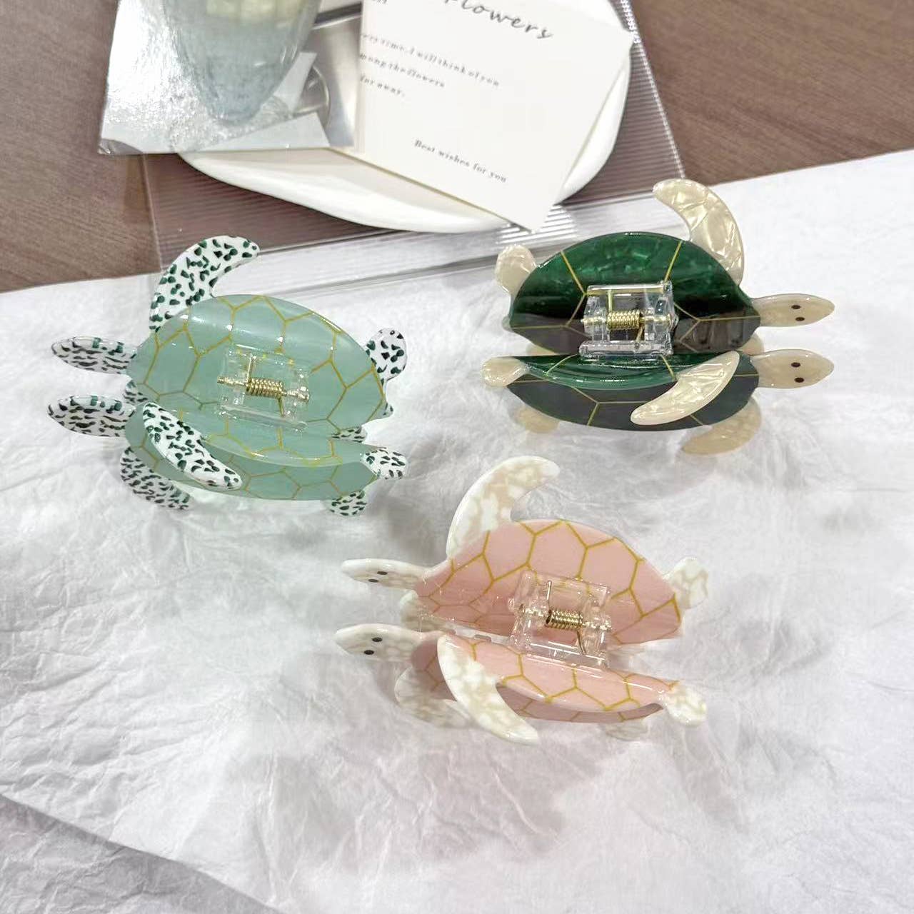 Turtle Hair Claw Clip
