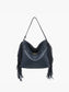 Eva Side Fringe Satchel w/ Decorative Closure