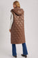 Diamond Quilted  Puffer Vest: 2 Colors